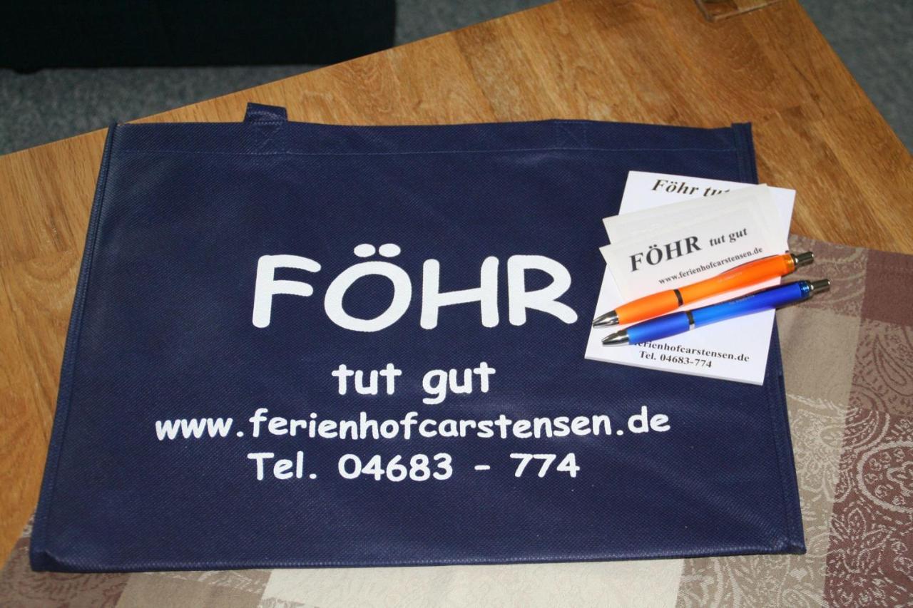 Ferienhof-Carstensen-Wohnung-Leuchtturm Süderende Exterior foto